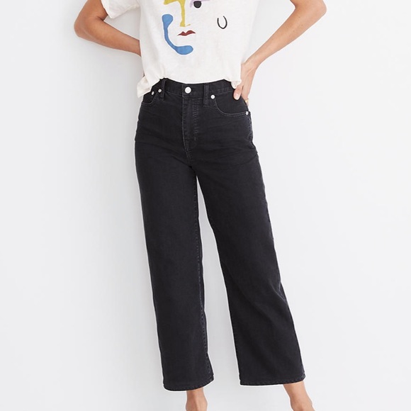 Madewell Slim Wide Leg Crop Sz 26p Nwt 